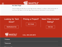 Tablet Screenshot of maxitile.com